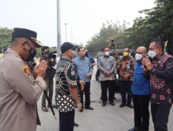 Kapolres Cilegon Sambut Kunjungan DPR RI Ke PosPam Merak Polres Cilegon