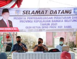 Ketua DPRD Babel Sosialisasi Perda Covid-19