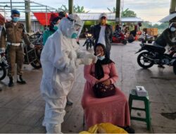 Tes Swab di Pasar Kemangi, di Antara 63 Orang Ada 1 Yang Positif