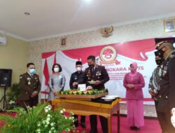 HUT Bhayangkara Ke-75, AKBP Slamet : Mohon Do’a agar Polres Bangka Tengah Selalu Dicintai Masyarakat