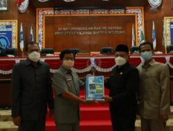 DPRD Babel Laksanakan Rapat Paripurna Penyampaian RAPBD Perubahan TA 2021