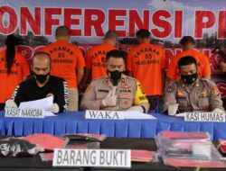 Polres Bangka Gelar Konferensi Pers, Operasi Antik Manumbing 2022
