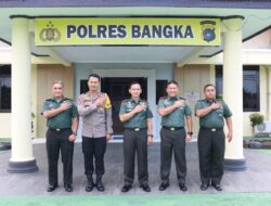 Danrem 045/Gaya Brigjen Ujang Darwis: TNI – Polri Wajib Solid dan Bersinergi   