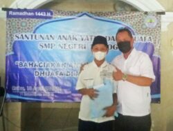Wakasek SMPN 15 Bogor: Santunan Anak Yatim, Sebagai Sarana Menabung Pahala Kebaikan