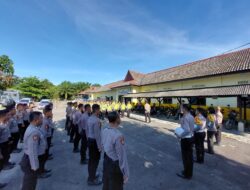 Apel Pagi Di Mako Sat Samapta Polres Bangka, Kapolres Bangka Pimpin Langsung Apel Satlantas Dan Sat Samapta