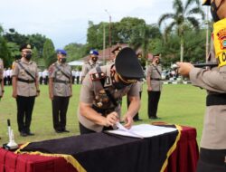 Sertijab Dilingkungan Polres Bangka, AKBP Indra Kurniawan : Mutasi Didalam Lingkungan Polri Adalah Hal Yang Wajar