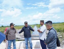 Pembangunan Irigasi Sawah Terhenti, Komisi III DPRD Babel Cek Lapangan