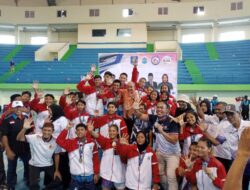 Tim Bola Voli Putra Pangkalpinang Raih Medali Emas di POPDA Babel 2022