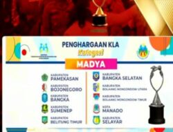 KLA Bangka Naik Satu Tingkat dari Pratama ke Madya