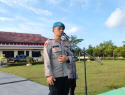 Kasi Propam Beri Penekanan Kepada Seluruh Anggota Untuk Meningkatkan Disiplin Dalam Laksanakan Tugas