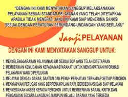 Keseriusan Melayani Masyarakat dengan Maksimal, Polres Babar Pasang Maklumat Pelayanan 