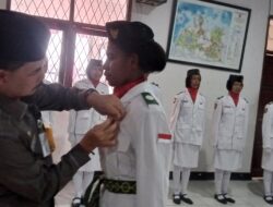 30 Paskibra Tingkat Kecamatan di Kukuhkan Camat Jawilan