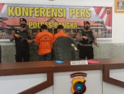 Polres Bangka laksanakan Pres Release Ungkap Kasus Narkoba