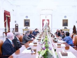 Presiden Jokowi Terima Delegasi World Water Council di Istana Merdeka