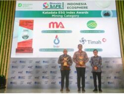 PT Timah Raih Penghargaan Katadata ESG Index Award 2024 dalam Kategori Pertambangan