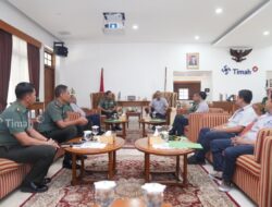 Pererat Sinergi, Danrem 045/Gaya dan PT Timah Bahas Pengelolaan Lahan Bekas Tambang