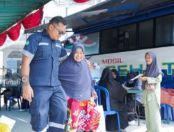 Warga Batu Belubang Sambut Layanan Gratis Mobil Sehat PT Timah