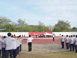 PT Timah Peringati HUT ke-79 RI dengan Upacara di Kantor Pusat