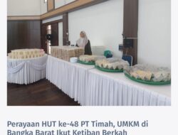 Perayaan HUT ke-48 PT Timah: UMKM di Bangka Barat Ikut Ketiban Berkah