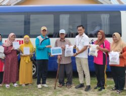 Ratusan Warga Antusias Berobat Gratis di Mobil Sehat PT Timah 