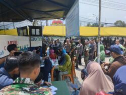 Mobil Sehat PT Timah Dukung Bakti Sosial Korem 045/Garuda Jaya, Ratusan Warga Terima Layanan Kesehatan Gratis