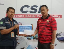 PT Timah Bantu Pembangunan Gapura Wisata Tanjung Pakdan di Mentok