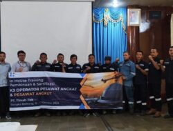 PT Timah Perkuat Budaya K3 dengan Pelatihan dan Sertifikasi Operator Alat Berat