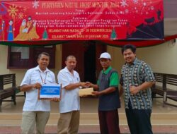 PT Timah Berikan Bantuan untuk Dua Gereja di Bangka Barat Sambut Natal dan Tahun Baru