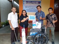 PT Timah Salurkan Alkes untuk Yayasan Bina Citra Kundur, Permudah Cek Kesehatan Lansia   