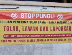 Kapolsek Jawilan Larang Pungli dalam Rekrutmen Tenaga Kerja, Spanduk Himbauan Dipasang di Seluruh Perusahaan