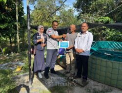 PT TIMAH Salurkan Bantuan Bioflok dan Bibit Nila untuk Kelompok Perigi Tempayan 2 Kundur Barat