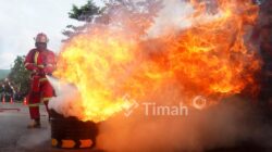 PT TIMAH Semarakkan Bulan K3 Nasional 2026 Lewat Fire & Rescue Challenge dan Lomba Tanggap Darurat