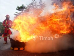 PT TIMAH Semarakkan Bulan K3 Nasional 2026 Lewat Fire & Rescue Challenge dan Lomba Tanggap Darurat