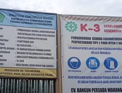 Proyek Rp2 Miliar MTsN 2 Bangka Molor, Kontrak Berakhir Pekerjaan Belum Rampung
