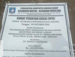 Hujan Bongkar Kualitas Jelek Proyek Rp141 Juta di Kelurahan Menjelang, Siring Berkali-kali Ambrol