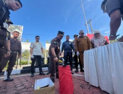 Narkotika Masih Merajalela, Kejari Aceh Besar Musnahkan Barang Bukti 51 Perkara Inkracht