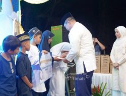 Senyum Nazwa Warnai Safari Ramadan PT TIMAH di Pemali