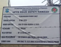 RSUD Depati Hamzah Pangkalpinang: Lab Retak, Direktur Terseret Skandal