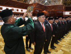 Mualem Lantik 25 Pejabat Eselon II, Sinyal Konsolidasi Kekuatan Birokrasi Aceh