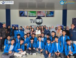 Mahasiswa Bisnis Digital Polman Babel Pelajari Produksi Siaran di TVRI Babel