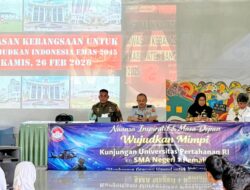 UNHAN RI Sambangi SMAN 1 Pemali, PT TIMAH Buka Akses Pelajar Bangka Raih Mimpi Bela Negara   