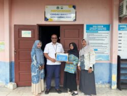 PT TIMAH Bantu Siswa SMP N 1 Simpang Pesak Olah Gedebong Pisang Jadi Sambalingkung