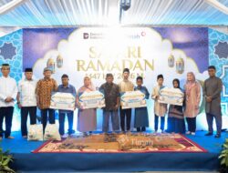 Safari Ramadan PT TIMAH Bantu Tahfiz dan Anak Yatim   