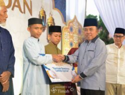 Safari Ramadan PT TIMAH di Toboali, Tahfiz Al-Qur’an Terima Beasiswa   