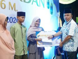 PT TIMAH Berbagi Kebahagiaan Ramadan, 35 Santri Tahfiz Al-Qur’an Terima Bantuan