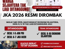 Wagub Aceh Tegaskan JKA Tetap Berjalan, Penyesuaian Mulai 1 Mei 2026 Agar Lebih Tepat Sasaran