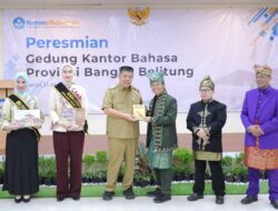 Gubernur Babel Resmikan Gedung Kantor Bahasa