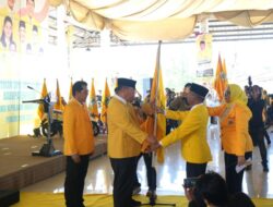 Pelantikan DPD Golkar Se-Babel Diserbu Warga, Doorprize Motor hingga TV Jadi Daya Tarik