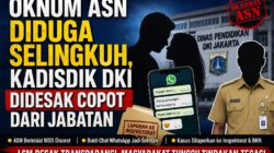Oknum ASN Diduga Selingkuh, Kadisdik DKI Didesak Copot dari Jabatan
