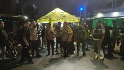 Patroli Tiga Pilar Kecamatan Tamansari Ciptakan Lingkungan Aman dan Kondusif